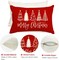 Christmas Pillow Covers 12x20 Inch,Merry Christmas Tree Pillows Decorative Throw Pillows,Xmas Red Cushion Cover Decor for Holiday Couch Sofa Outdoor Lumbar(6)